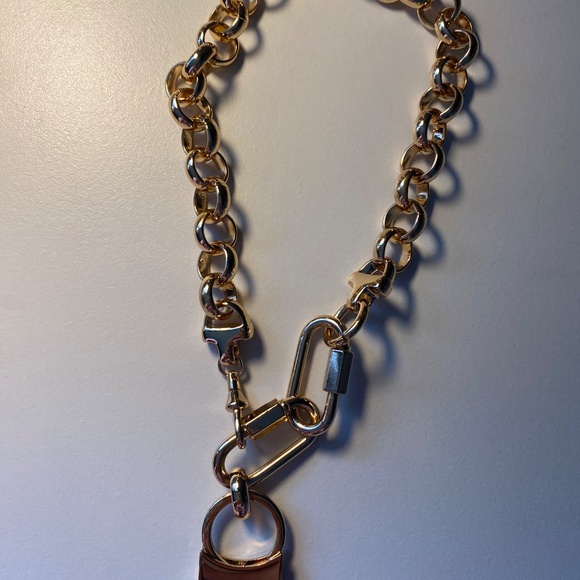 Chunky Gold Anthropologie Necklace - Picture 2 of 2
